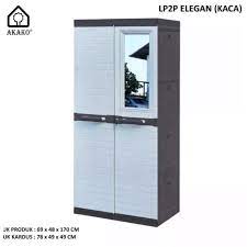 Technical specifications of lemari baju plastik diy 3 pintu. Jual Lemari Plastik Jumbo Besar Susun 4 Elegant Dengan Kaca Cermin Furniland
