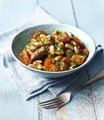 Tomato Merguez Sausage And Cannellini Summer Stew Recipe Delicious Magazine Recipe Summer Stew Recipe Healthy Food Guide Stew Recipes