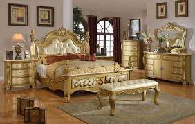 Since the bed is the centerpiece of the room, make a statement with a frame or headboard in unexpected materials: Traditional Designer Bedroom Furniture Royal 0016