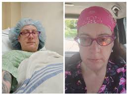 I had open heart surgery so I've been poked and prodded for days. My holes  have made this dopey face.