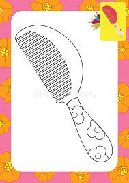Shoes and accessories coloring pages. Comb Coloring Stock Illustrations 744 Comb Coloring Stock Illustrations Vectors Clipart Dreamstime