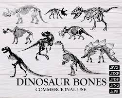 Dinosaur Bones Svg Dinosaur Svg Dinosaur Silhouette Dinosaur Skeleton Bones Svg Reptile Svg Dinosaur Clipart Dinosaur Silhouette Dinosaur Dinosaur Bones