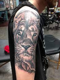 Lion Tattoo Upper Arm Tattoos Lion Tattoo Upper Arms
