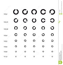 medical eye chart stock illustration illustration of care