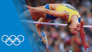 The high jump is a track and field event in which competitors must jump unaided over a horizontal bar placed at measured heights without dislodging it. Men S High Jump Final Rio 2016 Replay Youtube