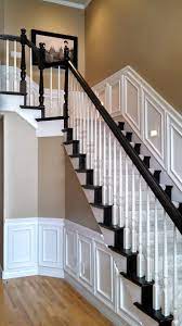 Refinished Banister Wrought Iron Porch Railings Refinish Stairs Stair Railing Design