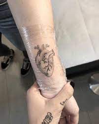 Wrist Tattoo Anatomic Heart Wristtattoos Wrist Tattoos For Guys Heart Tattoo Wrist Cool Wrist Tattoos