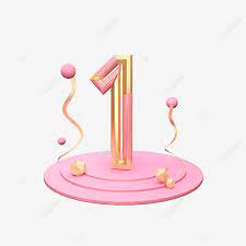 Three Dimensional Gold Pink Number 1 Illustration Stereo Number C4d Number 1 Png Transparent Clipart Image And Psd File For Free Download Rose Gold Texture Three Dimensional Gold Clipart