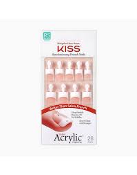 Maybe you would like to learn more about one of these? Kiss Product Salon Acrylic French 28 Nails Real Short Ksa01 Exomart