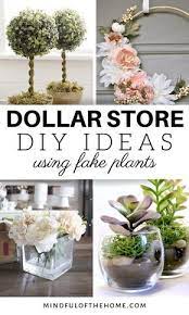 I've been an avid dollar store shopper for longer than i can remember. 14 Amazing Diy Ideas Using Fake Plants From The Dollar Store Fake Flowers Decor Dollar Tree Decor Diy Dollar Tree Decor