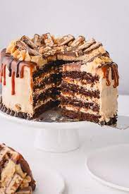 Snickers Cake Recipe Snickers Cake Desserts Cake Recipes