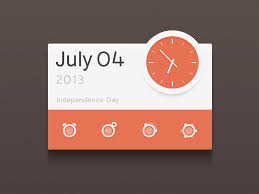 Plug In1 Interactive Design Calendar Widget Mobile App Design