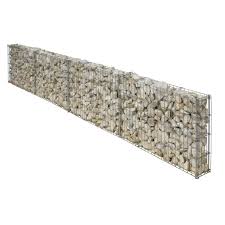 Gabion En Aluminium Zing Gris 25 X 100 Cm Design De Cloture Muret Gabion Treillis Cloture