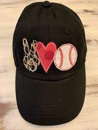 Leopard Peace Love Baseball Softball Hat Applique Hats Black Trucker Hat Hats