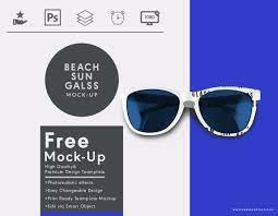 Download Free Beach Sunglasses Mockup In Psd Designhooks