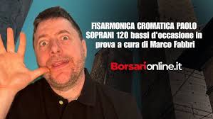 FISARMONICA CROMATICA PAOLO SOPRANI 120 bassi d'occasione in prova a cura  di Marco Fabbri