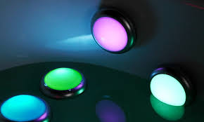 Aqualight Color Changing Led Shower Bath Pool Spa Light 2 Pack Groupon