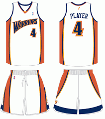 Golden State Warriors Home Uniform Warrior Logo Golden State Warriors Warrior