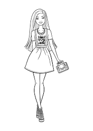 Customize the letters by coloring with markers or pencils. Rare Fashionista High Quality Free Coloring From The Category Barbie More Printable Pictur In 2021 Barbie Coloring Barbie Coloring Pages Disney Princess Coloring Pages