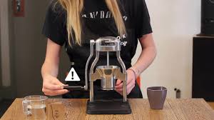 It's all about a compact puck with fine grounds to get back pressure. Rok Coffee Espresso Makers More Borough Kitchen
