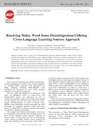 Information and translations of implement in the most comprehensive dictionary definitions resource on the web. Pdf Resolving Malay Word Sense Disambiguation Utilizing Cross Language Learning Sources Approach