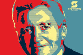 Stirling imitates Obama in anti-merger campaign