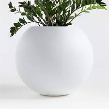 Maybe you would like to learn more about one of these? Sphere Large White Indoor Outdoor Planter Reviews Crate And Barrel Canada
