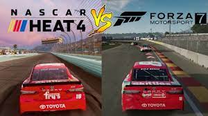Sign up for free (or log in if you already have an account) to be able to post messages, change how messages are displayed, and view media in posts. Nascar Heat 4 Vs Forza Motorsport 7 Youtube
