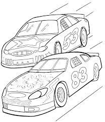 Street Car Coloring Pages Buku Mewarnai Warna Mobil