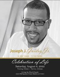 Obituary for Joseph Jerome Guidry, Jr.