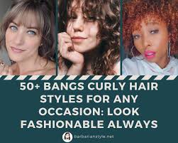 Since the curls are thin, the blasts add a. Curly Hairstyles With Bangs Get The Look You Want With Curls