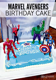 Marvel comics action cake design. Avengers Birthday Cake Idea And Party Supplies Kenarry
