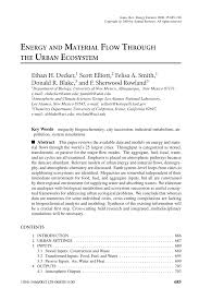 We did not find results for: Pdf Energy And Material Flow Through The Urban Ecosystem