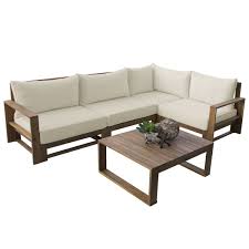 These lovely barstool and counterstools have a sturdy wood frame construction and are hand woven with kubu grey rattan, which has now become our most popular weave. Grand Cayman 5 Piece Patio Acacia Wood Sectional Set Model 619 1266 Nat By Hospitality Rattan Free Shipping American Rattan