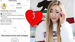 Ach ja, ihr könnt mich auch einfach wie alle meine. Mein 834k Rebekah Wing Instagram Account Ist Innerhalb 24 Stunden Gehackt Geloscht Youtube