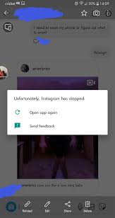 Go to your profile and tap on the new button. Can T Open Shared Posts App Crashes Instagram