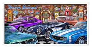 Use these 6 essential features in your dream garage what's your idea of a dream garage? Michael Fishel Dream Garage Ii Poster Online Bestellen Posterlounge De