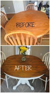 How To Give Your Wood Table A Complete Shabby Chic Makeover Furniture Makeover Chic Home Decor Shabby Chic Kitchen