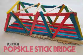 Start by lining up three popsicle sticks end to end. How To Build A Strong Popsicle Stick Bridge Teach Beside Me