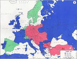 © estate of walter trier, vancouver, canada. Europe 1914 Rail Lines Powers Map Study Of Geography Cartoon Hair