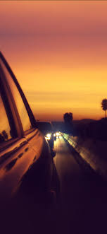 To set the image as your wallpaper, tap and hold to save it to your camera roll. Papers Co Iphone Wallpaper Mr03 Drive Way Sunset City Highway Car