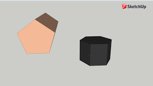 El grupo diedral como un grupo de simetría en 2d y grupo de rotación en 3d. Prisma Con Base Esagonale E Con Base Pentagonale 3d Warehouse