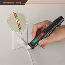 How would you detect mains ac with a microcontroller? Non Contact Ac Voltage Tester Voltage Tester Pen With Adjustable Sensi Tacklife Tools