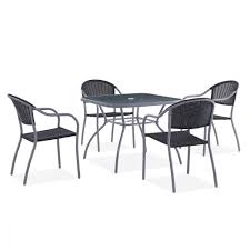 Rated 4.5 out of 5 stars. Buy Cantona Steel Dining Set 4 1 Online At Best Price In Uae Danube Home