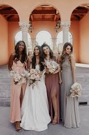 Bridesmaid (_plural_ bridesmaids) * a woman who attends a bride during her wedding ceremony, as part of the main wedding party. Lovely Bridesmaids Collection Debut Lovely Bride