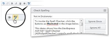 Spell Checking Asp Net Ajax Html Editor Demo Devexpress
