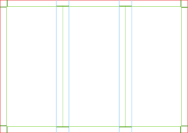 Front & back printing · provides custom quote · quality guarantee A4 Trifold Brochure Size