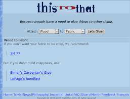 Let S Say You Wanted To Glue Fabric To Wood But What Do You Use What About Glass To Paper This To That Lets You Choose Two Thi Let It Be Glue