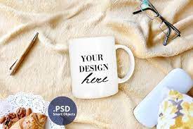 Download Mug Mockup Psd Coffee Mug Mockup On Cozy Home Background Mugs Mockup Psd Cozy House