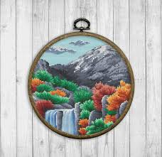 If there is anything we can do to help you please let us know. Mountain Trees Landscape Modern Cross Stitch Pattern Nature Counted Cross Stitch Chart Forest Waterfall Instant Download Pdf River Art Collectibles Fiber Arts Kromasol Com
